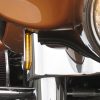 Front Indicator Turn Signal Strips with Clear Lens & Amber LED’s – Chrome. Fits Street Glide 2006-2023 - Image 2
