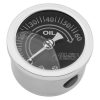 Replacement Oil Pressure Gauge. 1-1/2" Gauge - Deep Cut. - Image 2