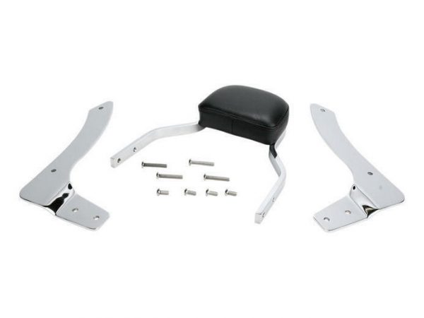 Mini Sissy Bar Kit - Chrome. Fits Yamaha V-Star XVS650 Classic 1998-2019.