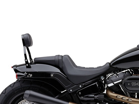 Short Quick Detachable Sissy Bar Kit – Black. Fits Fat Bob 2018-2024