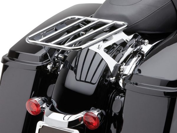 Quick Detachable Luggage Rack - Chrome. Fits Cobra Sissy Bar # COB-602-2000.