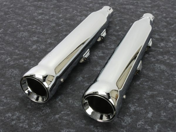 3in. Neighbor Hater Slip-On Mufflers – Black. Fits Sportster 2014-2021