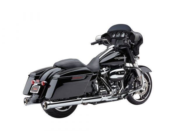 4" Neighbor Hater Slip-On Mufflers - Chrome. Fits Touring 2017up.