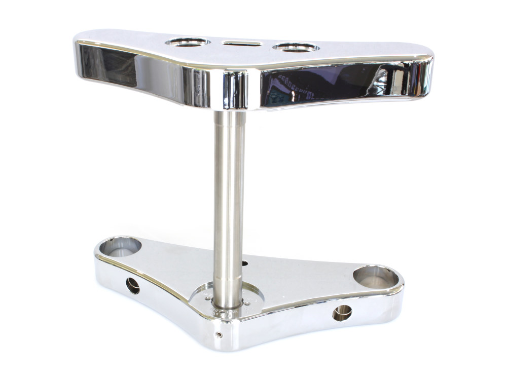 3 Degree Raked Triple Tree Kit – Chrome. Fits FX Softail 1984-2017 & Dyna Wide Glide 1993-2005. » 3 Degree Raked Triple Tree Kit - Chrome 3 Degree Raked Triple Tree Kit – Chrome. Fits FX Softail 1984-2017 & Dyna Wide Glide 1993-2005. - Image 2