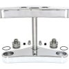 3 Degree Raked Wide Glide Conversion Triple Tree Kit - Chrome. Fits Rocker 2008-2011. - Image 3