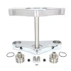 5 Degree Raked Wide Glide Conversion Triple Tree Kit - Chrome. Fits Rocker 2008-2010 with 23" Wheel Conversion. - Image 2
