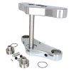 5 Degree Raked Wide Glide Triple Tree Kit - Chrome. Fits Breakout 2013-2017 with 23" Wheel Conversion. - Image 2