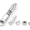 Right Hand Front Caliper Mount - Chrome. Fits Custom Application on Springer & when using Hawg Halter HHI-LHSCC100 Caliper. - Image 3