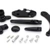 Standard Length Forward Controls with Folding Rubber Inlay Pegs - Black. Fits Touring 2014up including Trikes. - Image 2