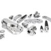 Standard Length Forward Controls with Folding Rubber Inlay Pegs - Chrome. Fits Touring 2014up including Trikes. - Image 2