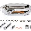 Left Hand Front 6 Piston Caliper - Chrome. Fits Softail 2015up, V-Rod 2006-2017 & Touring 2008up. - Image 3