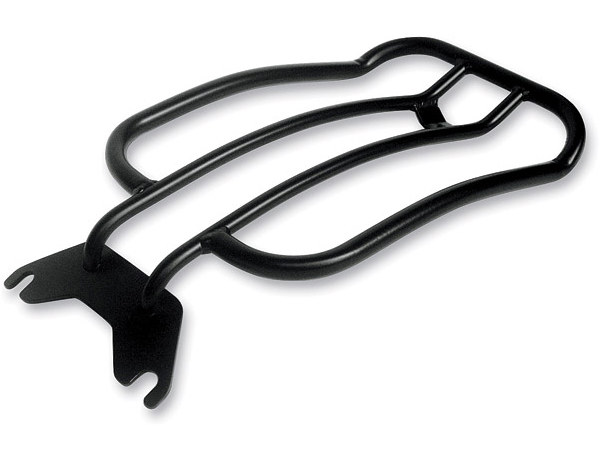 Solo Seat Luggage Rack - Black. Fits Heritage 2005-2017, Deluxe 2005-2017 & Fat Boy 2007-2017.