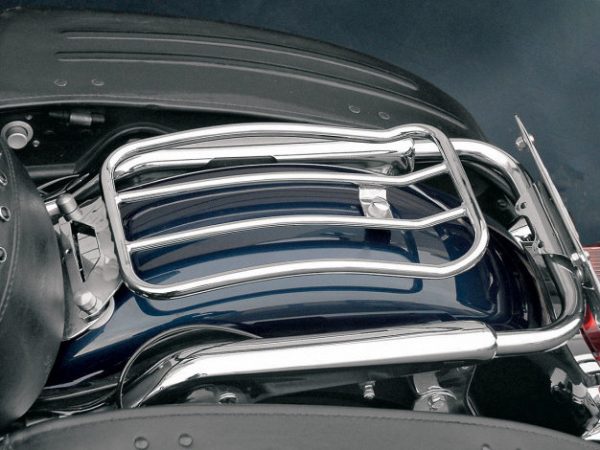 Solo Seat Luggage Rack - Chrome. Fits Touring 1997up.