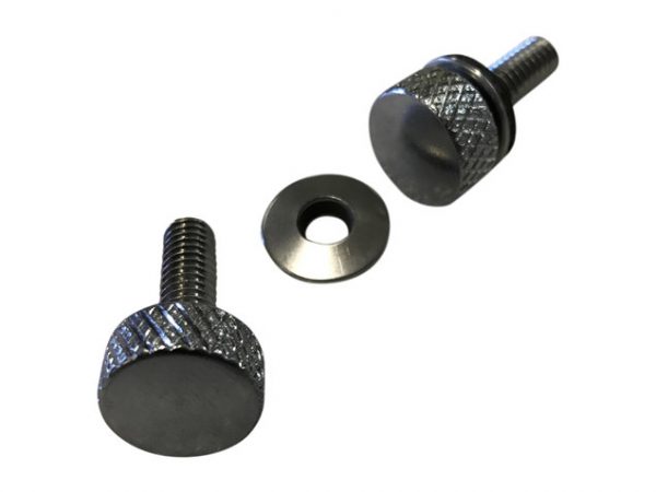 Low Profile Seat Release or Luggage Rack Thumb Screw - Chrome.