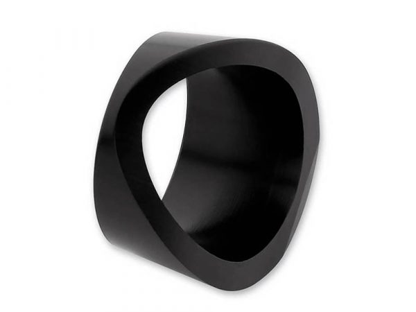 Right or Left Side, Hand Control Spacer - Black. Fits 1-1/4" Bars.