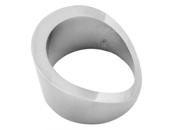 Left Side, Hand Control Spacer - Chrome. Fits 1-1/4" Bars.