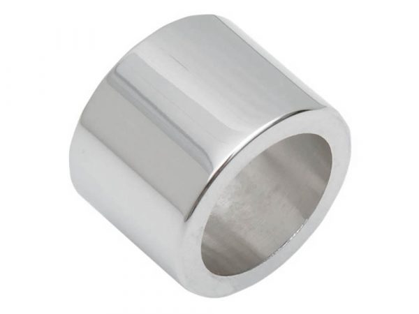 Left Side, Hand Control Spacer - Polished. Fits 1" Bars.