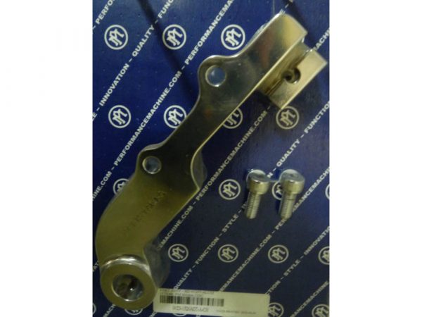 Right Hand Rear Caliper Mount - Chrome. Fits Touring 2008up when using Performance Machine 300mm Disc Rotor & 137x4B Caliper.