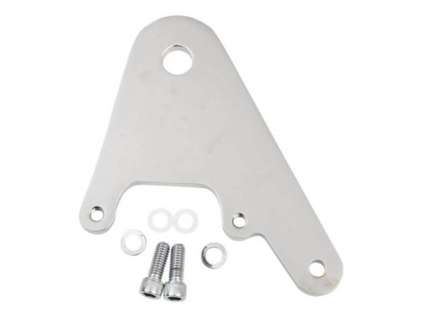Rear Caliper Mount - Polished. Fits Rigid & Custom Applications with 11.5" Disc Rotor, 3/4" Axle & when using Performance Machine 125x4R Caliper.