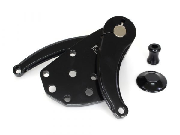 Shift Side Forward Control Mount - Black. Fits Big Twin 1984-1999.