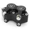 Right Hand Front 4 Piston Caliper - Black Contrast Cut. Fits FXSTS Springer Softail. - Image 3