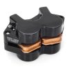Right Hand Front 4 Piston Caliper - Black Contrast Cut. Fits FXSTS Springer Softail. - Image 4