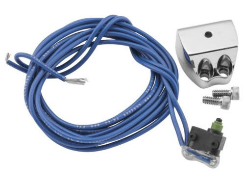 Starter Interrupt Switch - Chrome. Fits H-D 2007up with 11/16" Hydraulic Clutch Master Cylinder.