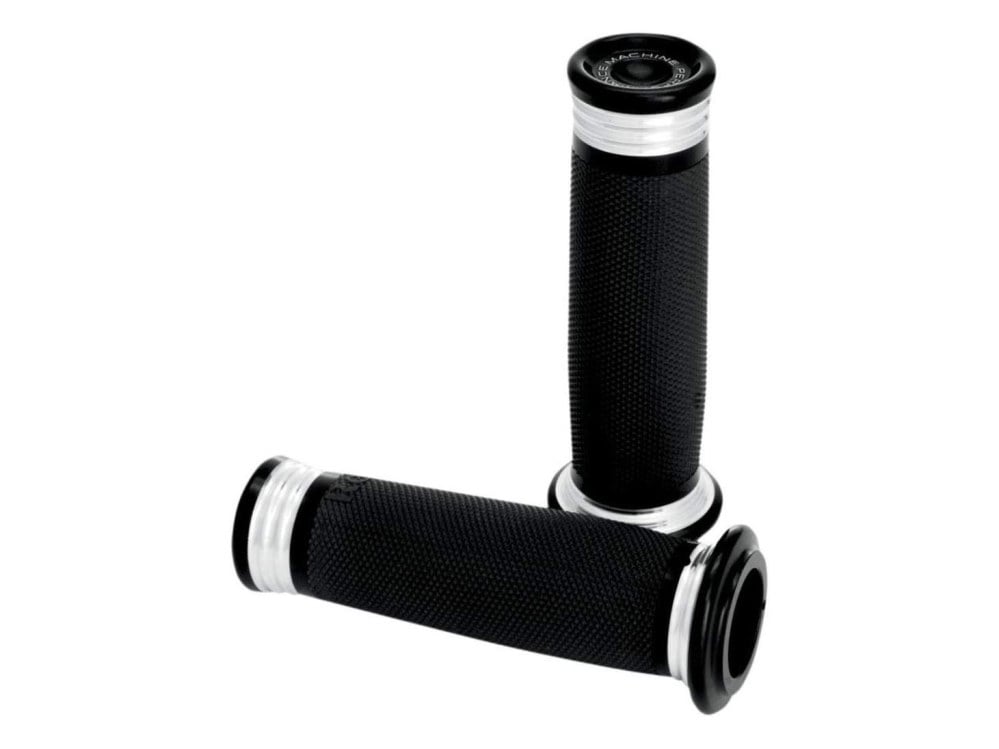 Merc Handgrips - Black Contrast Cut. Fits H-D 2008up with Throttle-by-Wire. » Merc Handgrips - Black Contrast Cut. Fits H-D 2008up with Throttle-by-Wire.