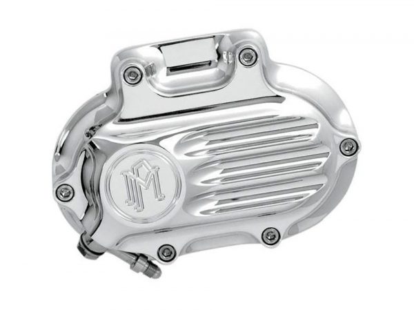 Fluted Hydraulic Clutch Cover - Chrome. Fits H-D 1987-2006 with 5 Speed Transmission.