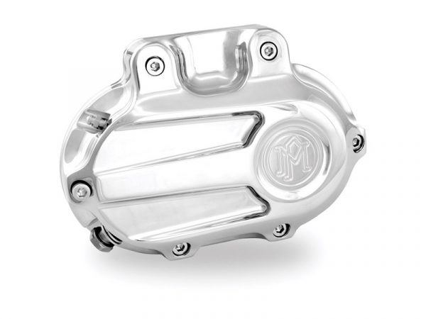 Scallop Hydraulic Clutch Cover - Chrome. Fits H-D 2007up with 6 Speed Transmission.
