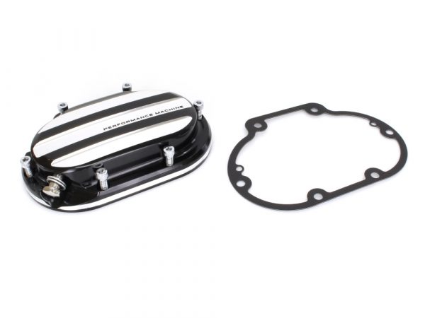 Drive Clutch Cover - Black Contrast Cut. Fits Touring 2014up with Hydraulic Clutch.
