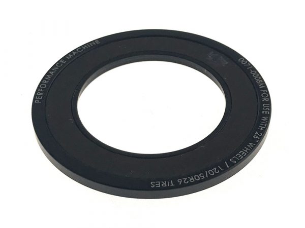 ABS Sensor Plate. Fits Touring 2014up & Softail 2015up Models with 26" Front Performance Machine Wheel.