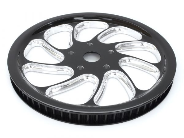 70 Tooth x 20mm wide Torque Pulley - Black Contrast Cut Platinum. Fits FXST'2006 with with HDI OEM Wheel.