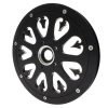70 Tooth x 20mm wide Stiletto Pulley - Black Contrast Cut. Fits FXST'2006 with with HDI OEM Wheel. - Image 2