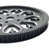 70 Tooth x 20mm wide Stiletto Pulley - Black Contrast Cut. Fits FXST'2006 with with HDI OEM Wheel. - Image 3