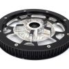 72 Tooth x 1-3/8" wide Gasser & Luxe Pulley - Black Contrast Cut Platinum. Fits V-Rod 2002-2006. - Image 2