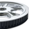 72 Tooth x 1-3/8" wide Gasser/Luxe Pulley - Chrome. Fits V-Rod 2002-2006. - Image 3