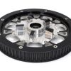 72 Tooth x 1-3/8" wide Gasser & Luxe Pulley - Black Contrast Cut Platinum. Fits V-Rod 2002-2006. - Image 2