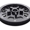 72 Tooth x 1-3/8" wide Stiletto Pulley - Black Contrast Cut. Fits V-Rod 2002-2006. - Image 2