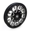 72 Tooth x 1-3/8" wide Stiletto Pulley - Black Contrast Cut. Fits V-Rod 2002-2006. - Image 3