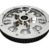 72 Tooth x 1-3/8" wide Stiletto Pulley - Chrome. Fits V-Rod 2002-2006. - Image 2