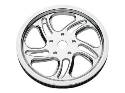 66 Tooth x 1" wide Rival Pulley - Chrome.