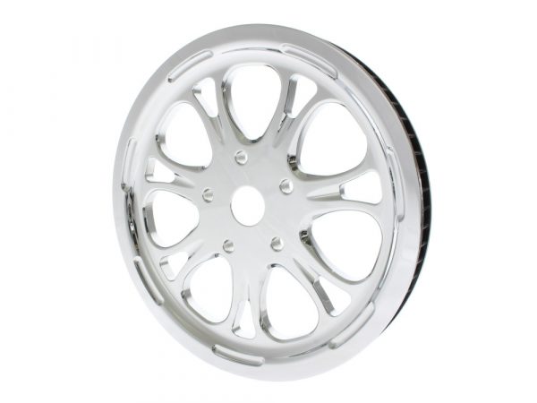 66 Tooth x 20mm wide Paramount Pulley - Chrome. Fits Softail 2007-2011 with OEM 200 Rear Tyre.