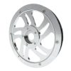 66 Tooth x 20mm wide Rival Pulley - Chrome. - Image 2