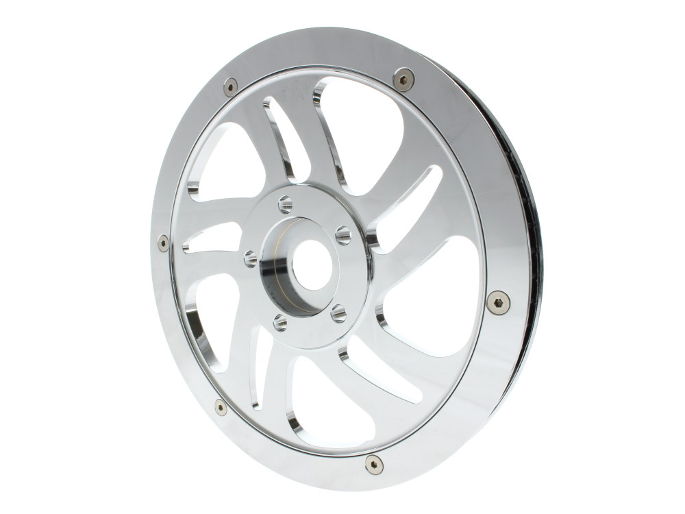 66 Tooth x 20mm wide Rival Pulley - Chrome. » wide Rival Pulley 66 Tooth x 20mm wide Rival Pulley - Chrome. - Image 2