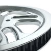 66 Tooth x 20mm wide Rival Pulley - Chrome. - Image 3