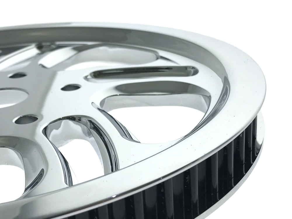 66 Tooth x 20mm wide Rival Pulley - Chrome. » wide Rival Pulley 66 Tooth x 20mm wide Rival Pulley - Chrome. - Image 3