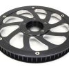 66 Tooth x 20mm wide Torque Pulley - Black Contrast Cut Platinum. Fits Softail 2007-2011 with OEM 200 Rear Tyre. - Image 2