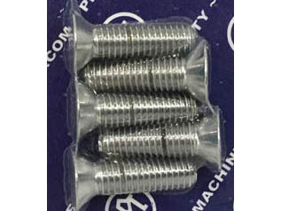 Rear Sprotor Bolt Kit - Chrome.