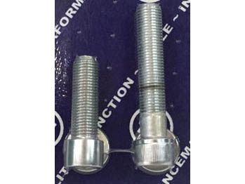 Bolt Kit - Chrome. Fits FLSTS with P00532916 Performance Machine Caliper.